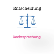 Rechtsprechung