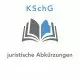 Juristische Abkürzungen- heute das KSchG
