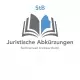 juristische Abkürzungen heute: StB