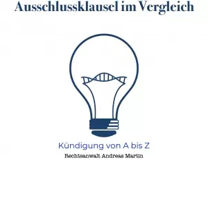 Ausschlussklausel im Vergleich