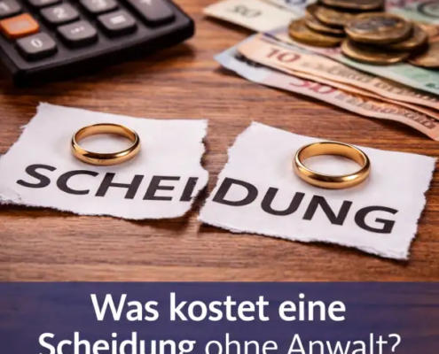 Was kostet eine Scheidung ohne Anwalt?