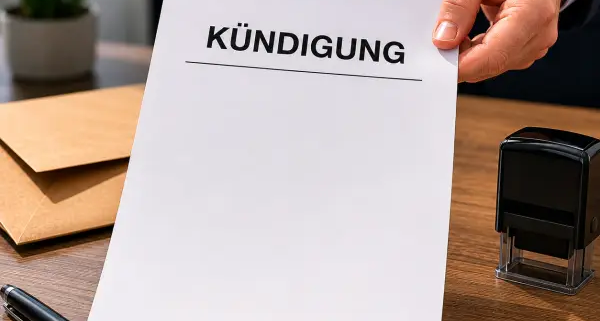 Kündigungsschreiben - Arbeitgeber